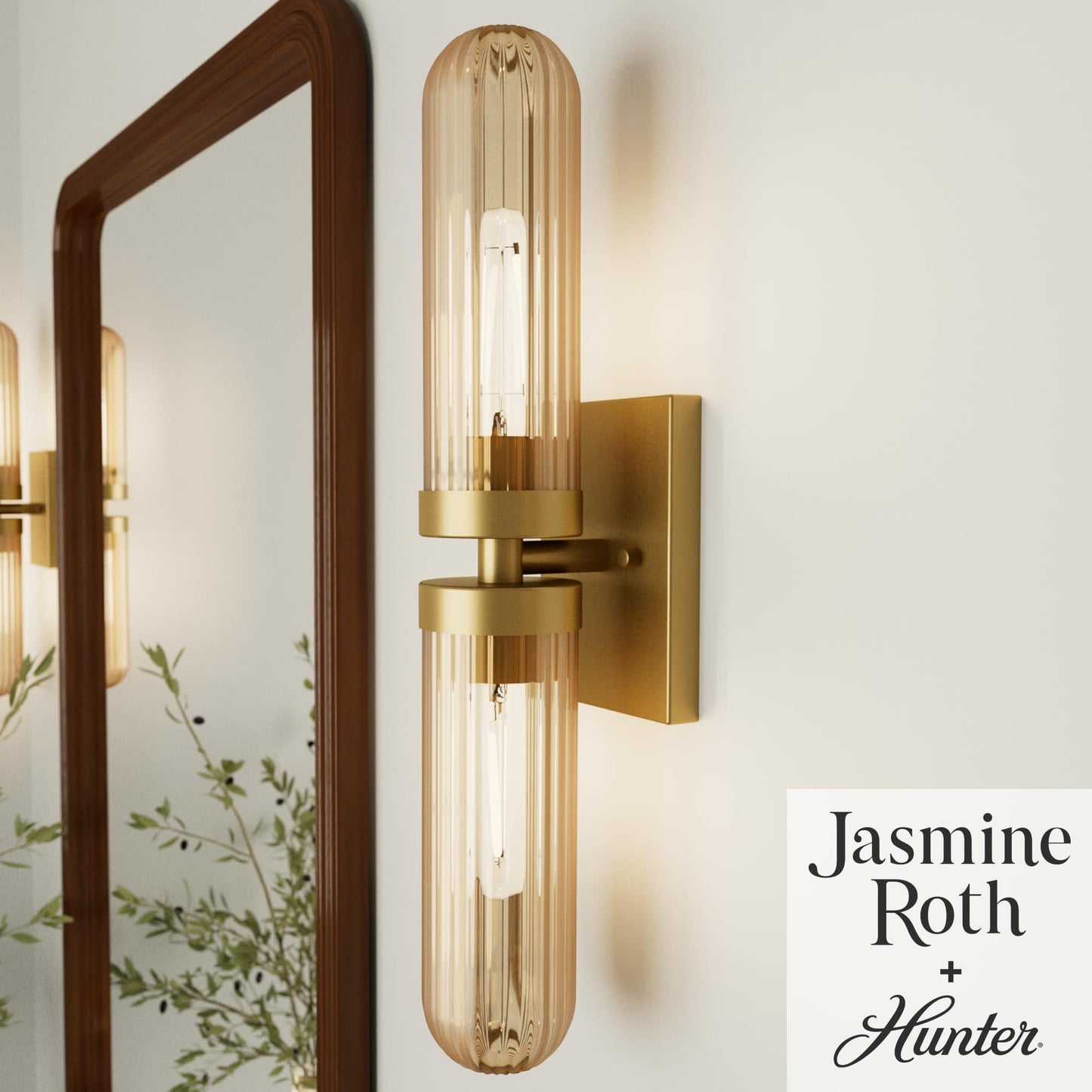 Beverly Glen Jasmine Roth 2 Light Medium 24 Inch Bath Vanity Sconce