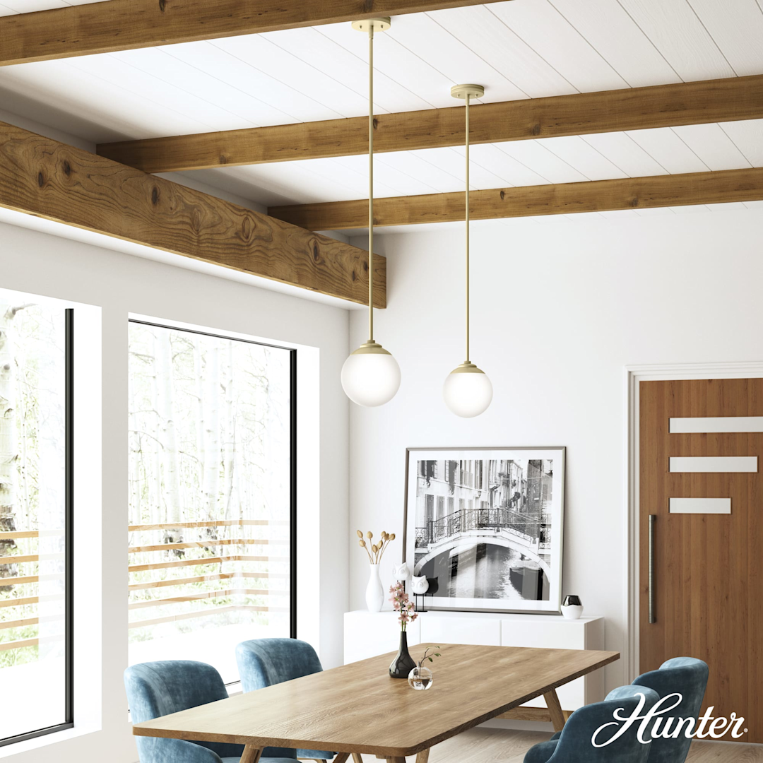 Hunter Hepburn 1 Light Mini Pendant