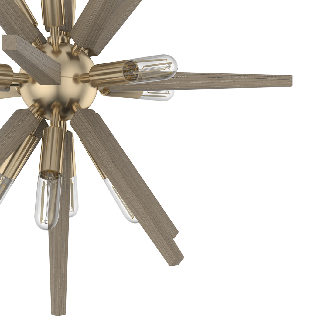 Hunter Jupiter Star 12 Light Pendant 18 inch