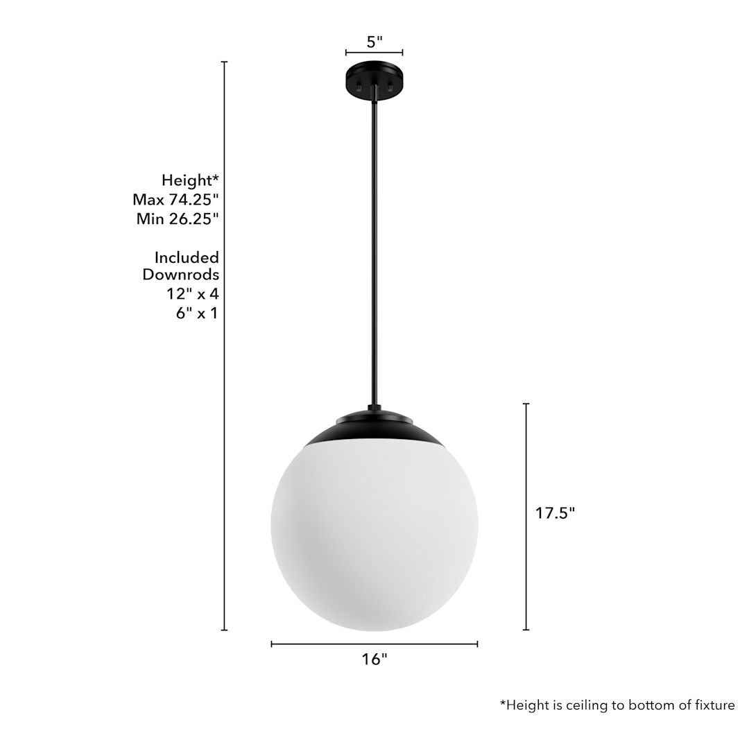 Hunter Hepburn 16 Inch Diameter Pendant