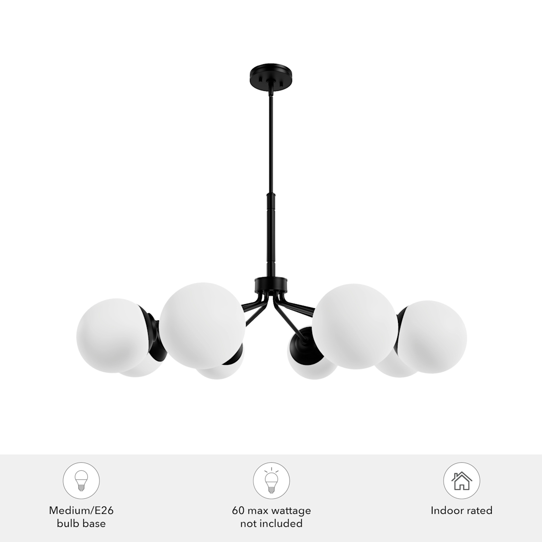 Hunter Hepburn 8 Light Chandelier