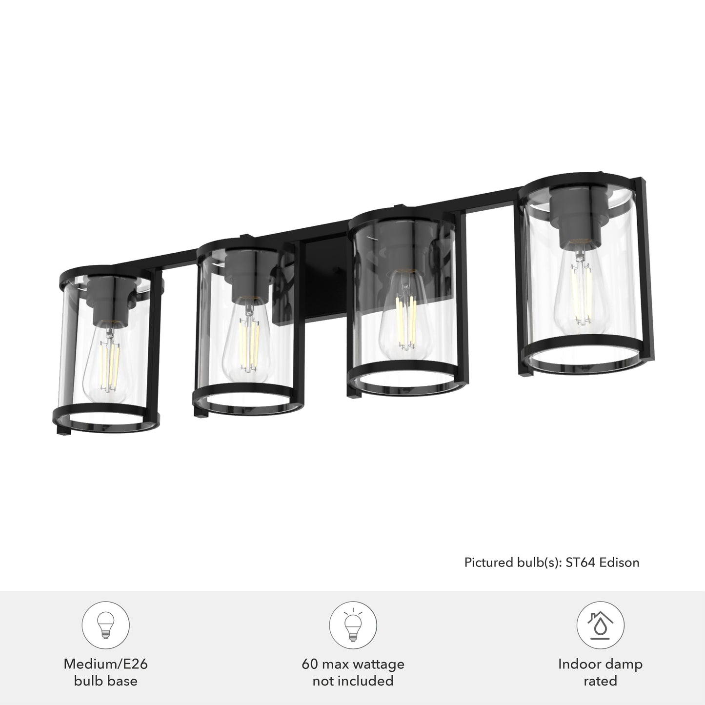 Astwood 4 Light Vanity