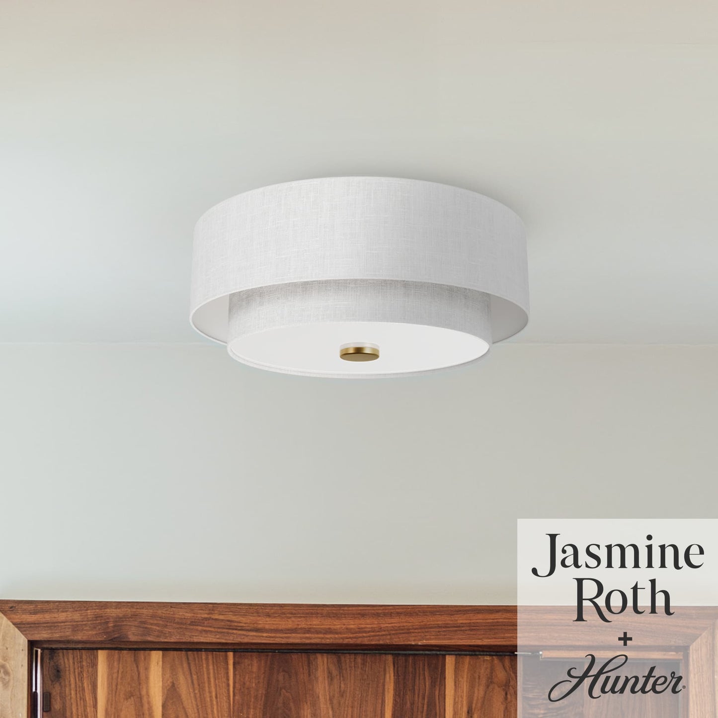 Brookside Jasmine Roth 2 Light Medium 13 Inch Flush