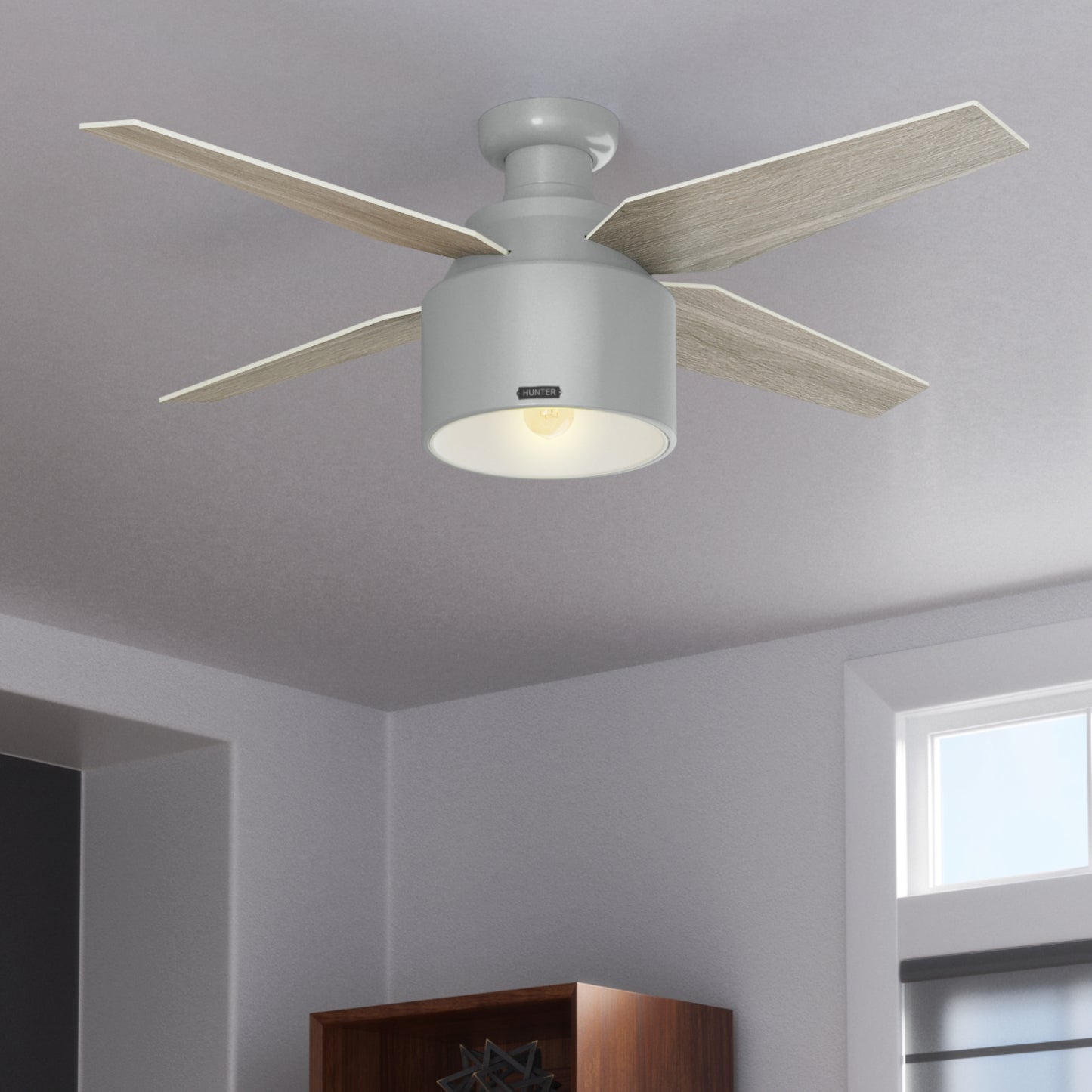Cranbrook Low Profile with Light 52 inch