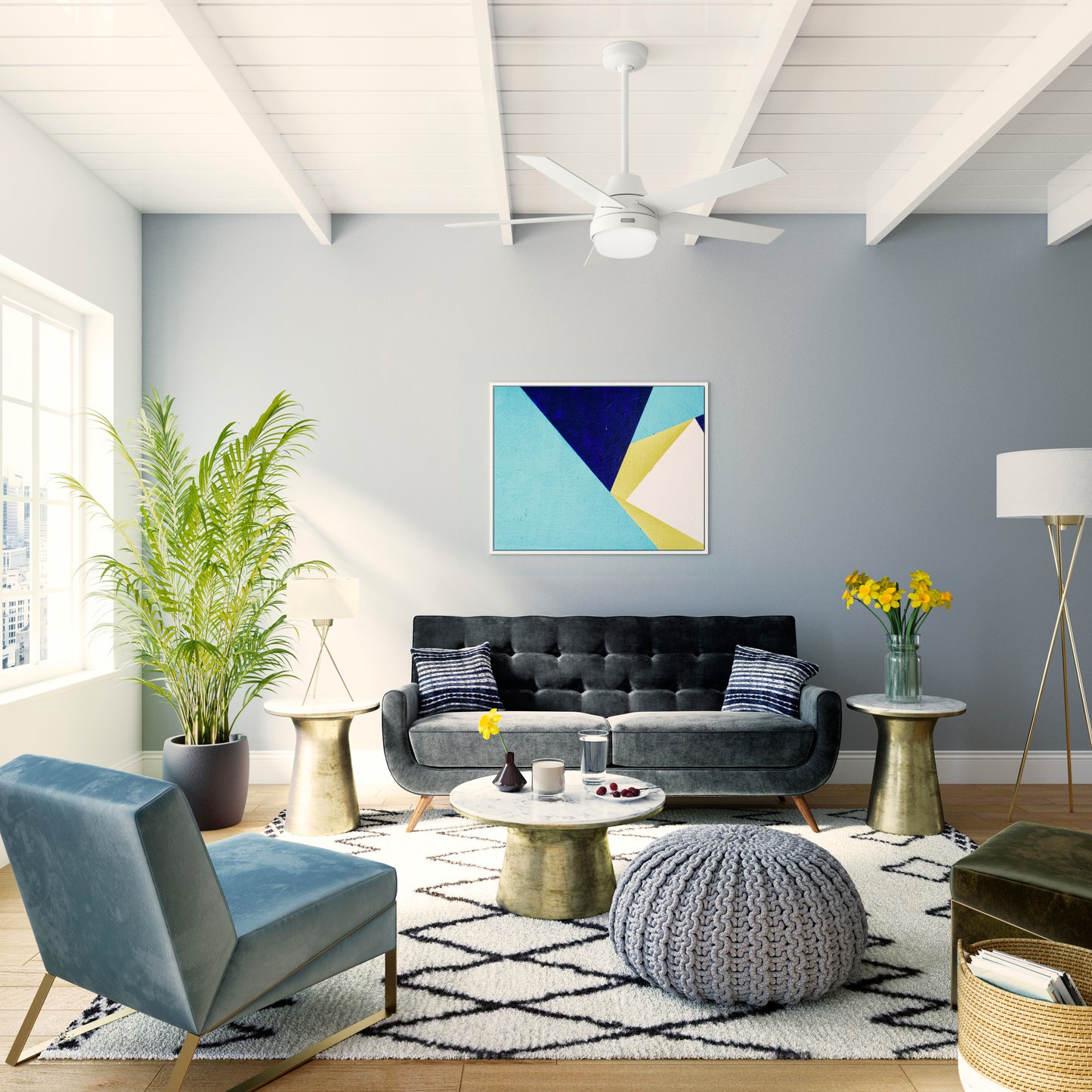 Aerodyne SMART FAN with LED Light 52 inch