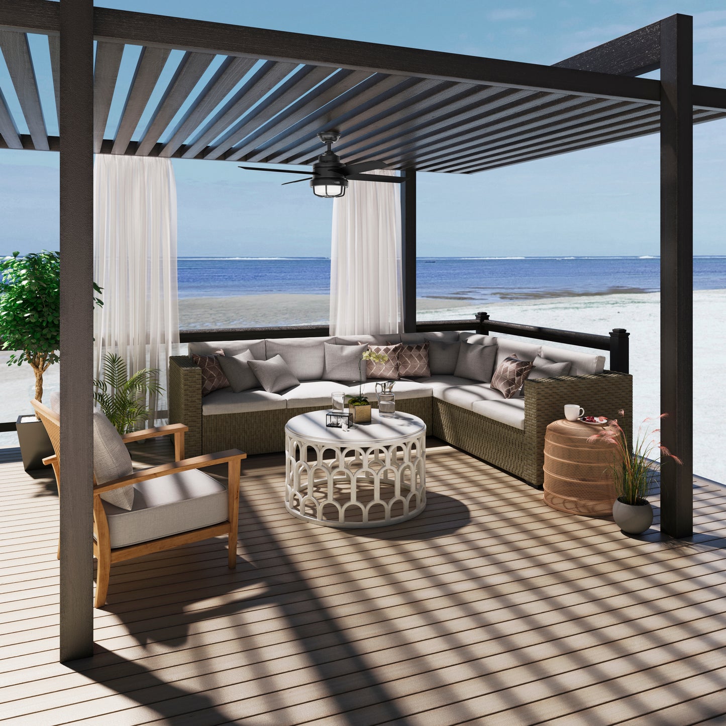 Searow Outdoor with LED Light 54 inch