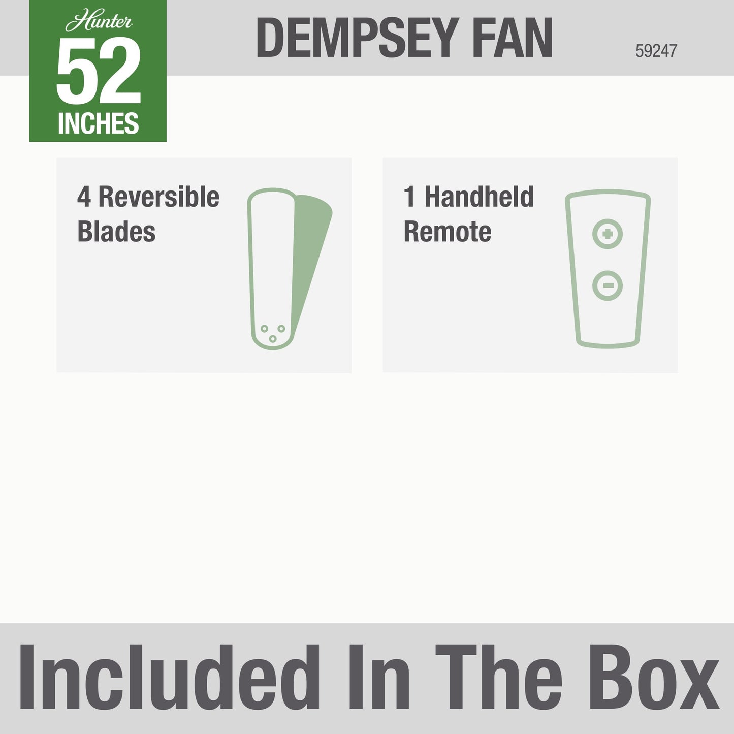Dempsey 52 inch