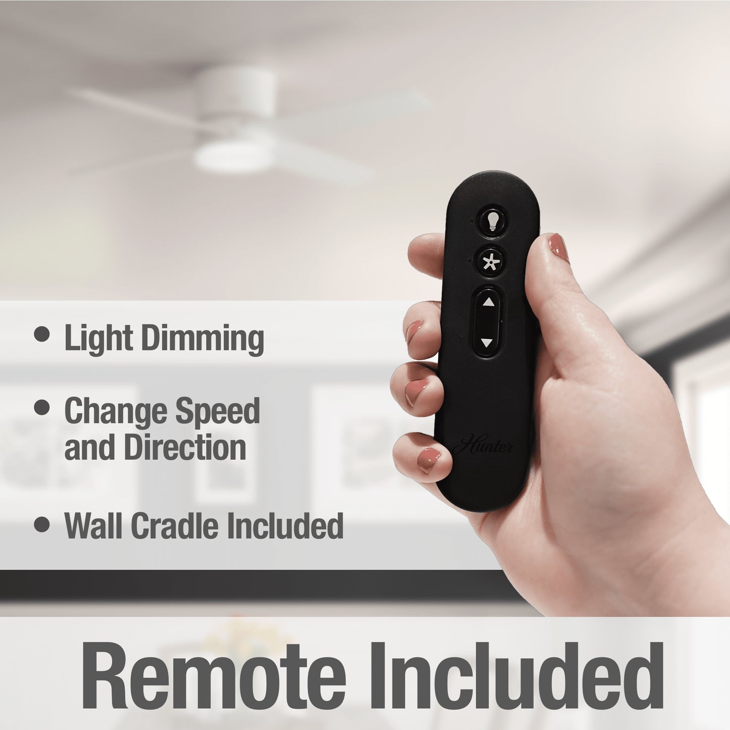 Advocate SMART FAN Low Profile with LED Light 54 inch