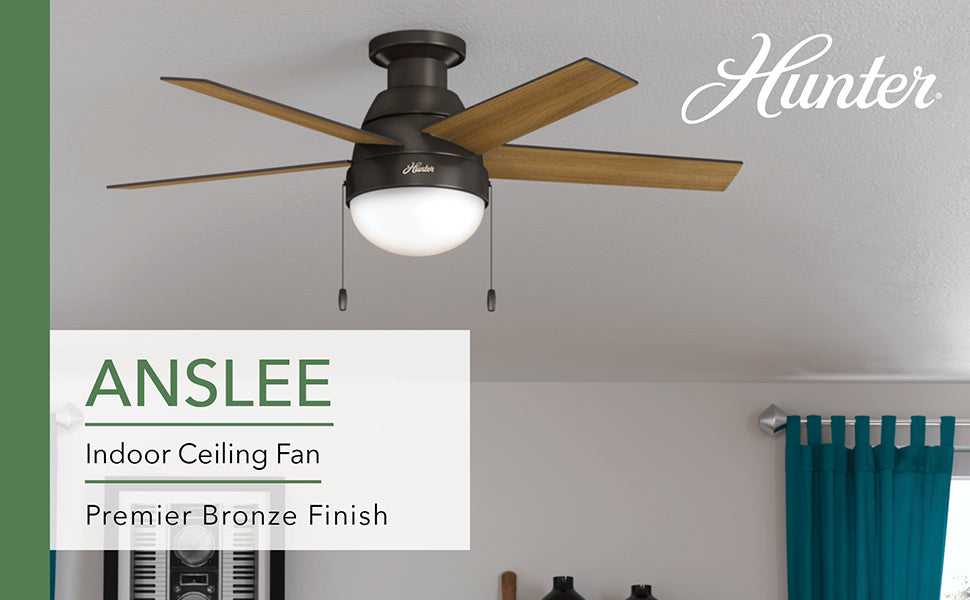 Anslee Low Profile with LED Light 46 inch