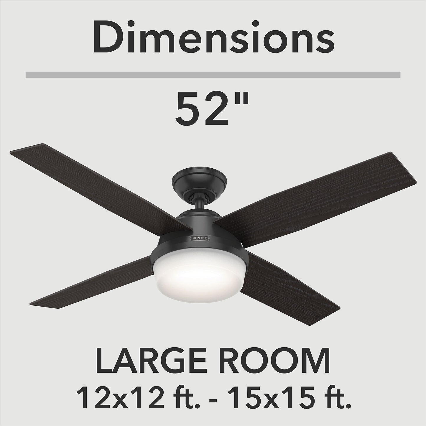 Dempsey Outdoor with Light 52 inch