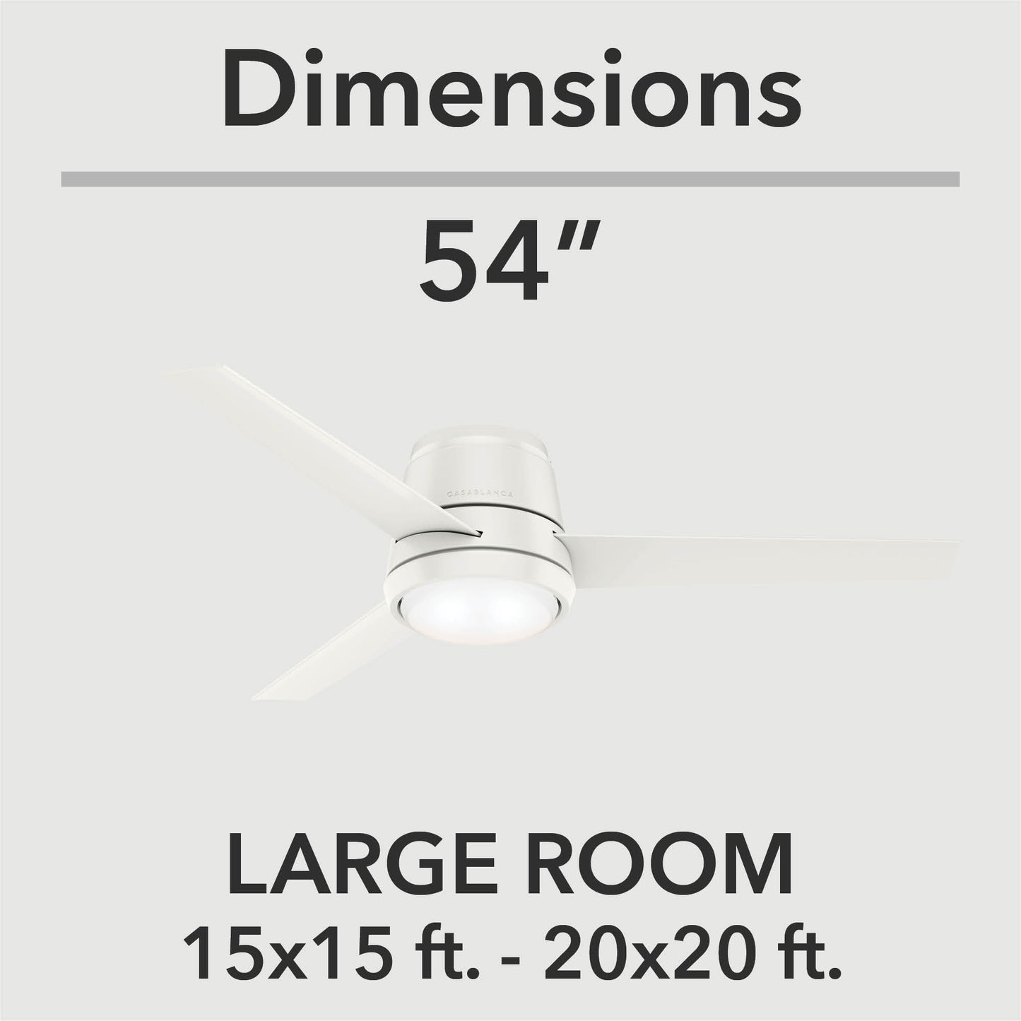 Commodus with LED Light 54 inch