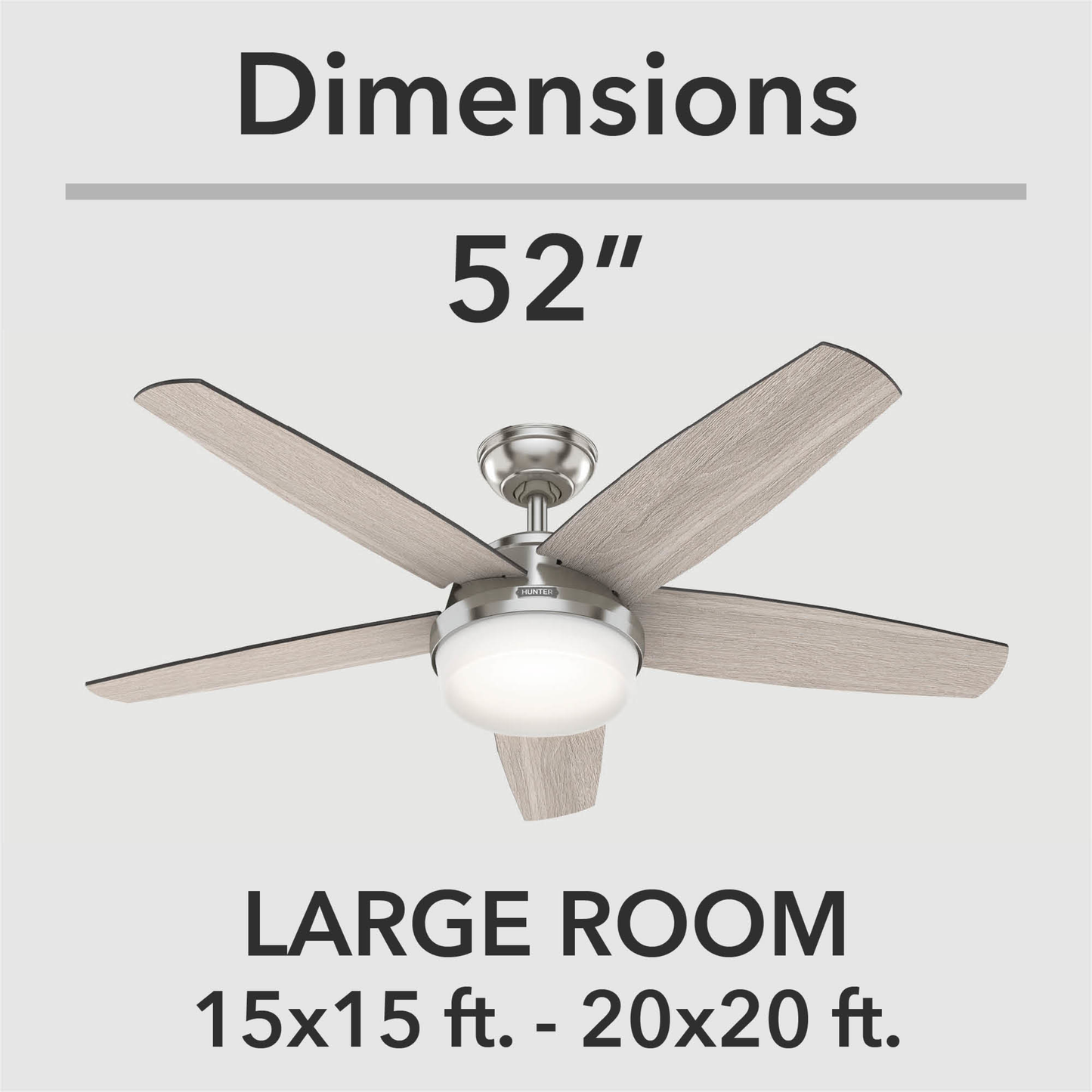 Avia with LED Light 52 inch