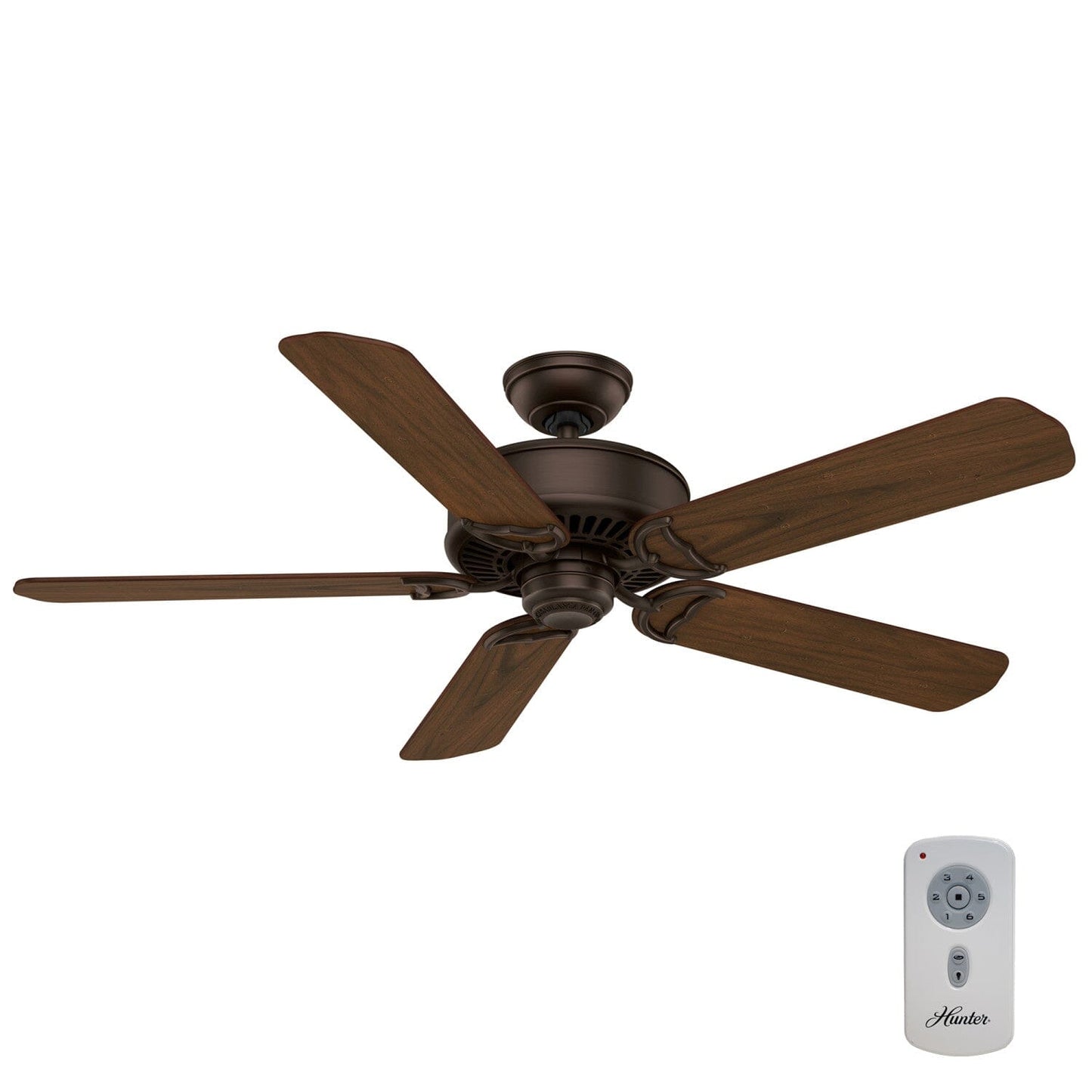 Panama ENERGY STAR DC 54 inch with Remote Ceiling Fans Casablanca Brushed Cocoa - Distressed Walnut