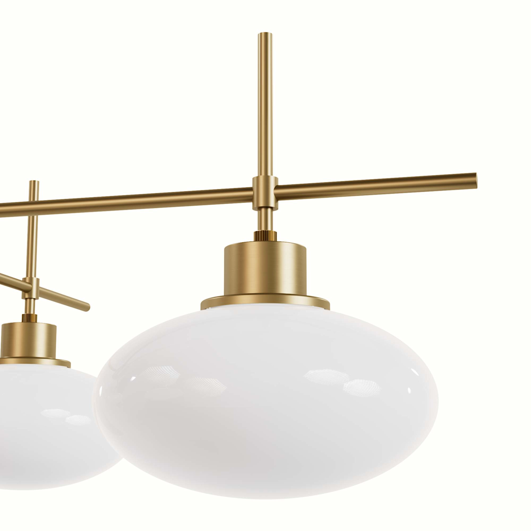 Hunter Getty Jasmine Roth 4 Light Large 34 Inch Chandelier