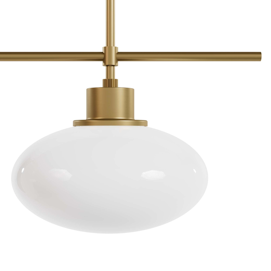 Hunter Getty Jasmine Roth 2 Light Large 52 Inch Linear Chandelier