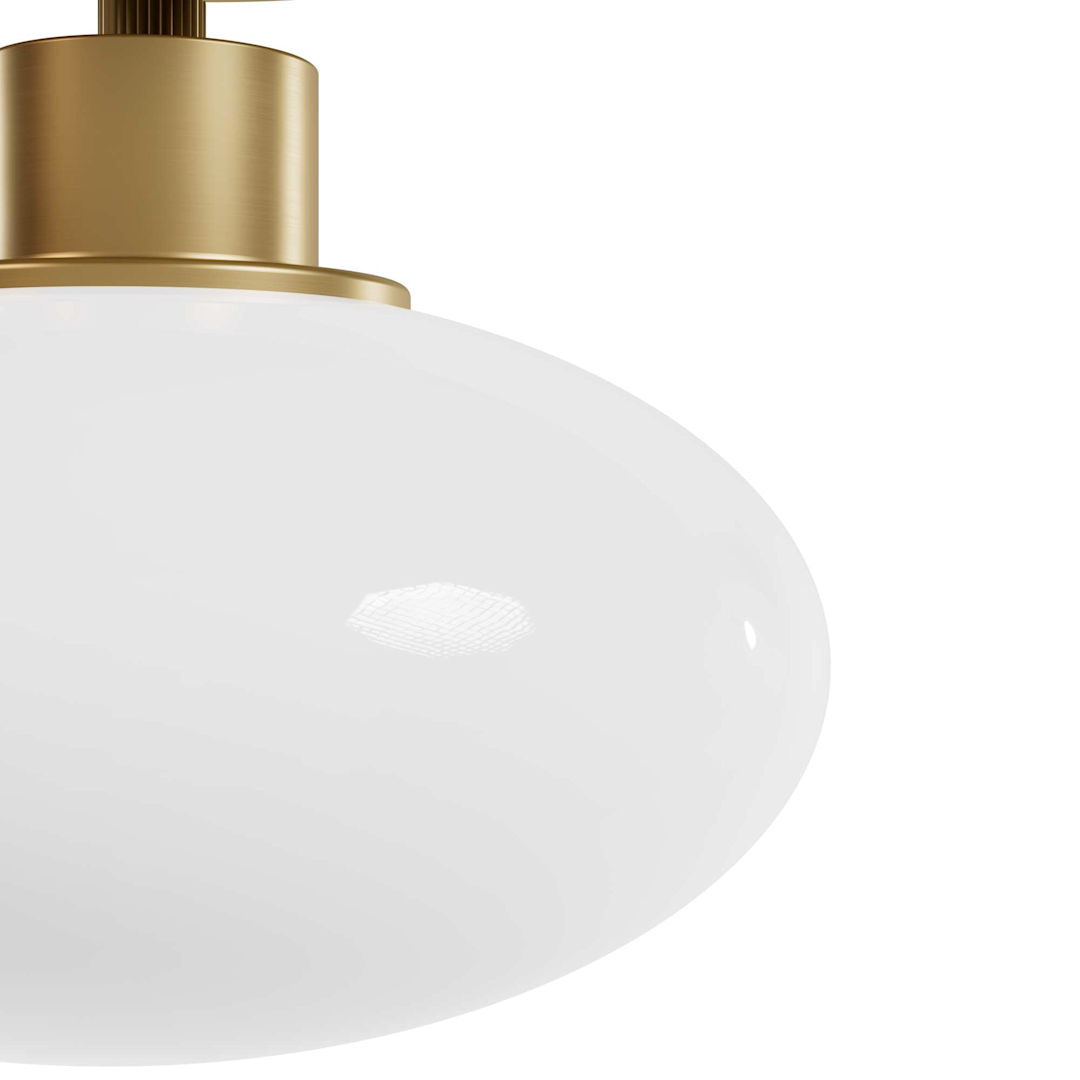 Hunter Getty Jasmine Roth 1 Light Small 8 Inch Flush Mount