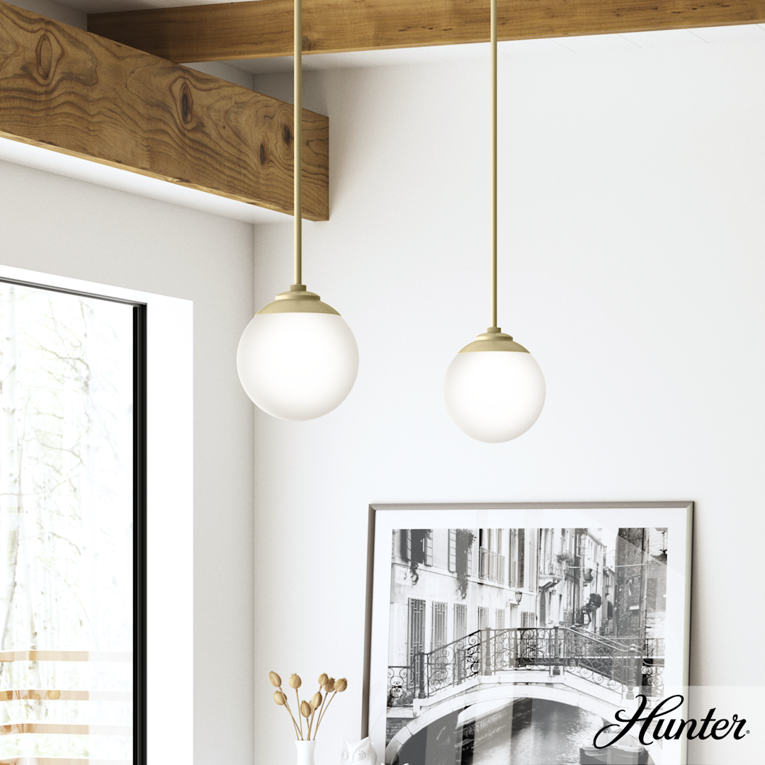 Hunter Hepburn 1 Light Mini Pendant