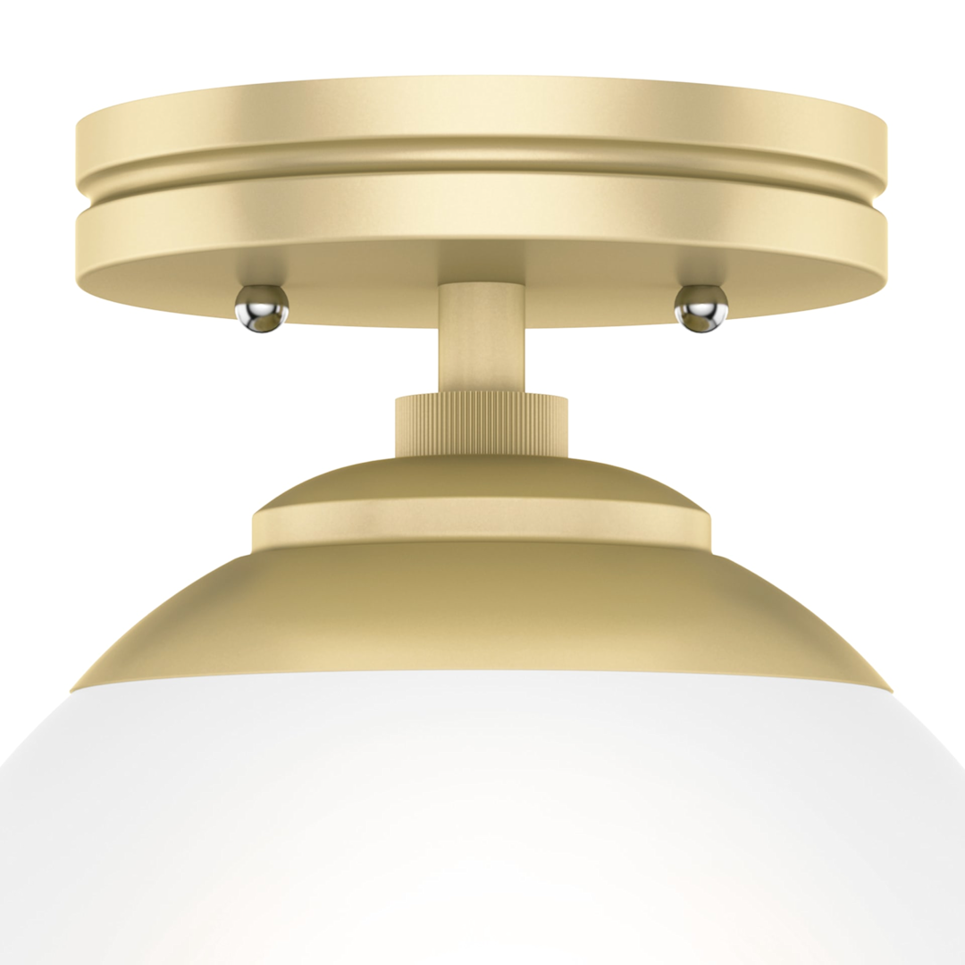 Hunter Hepburn 1 Light Semi-Flush Mount