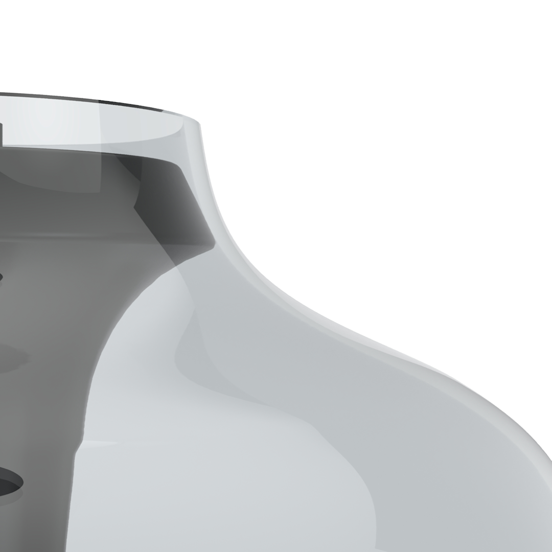 Hunter Vidria Smoked Glass 1 Light 12 Inch Pendant