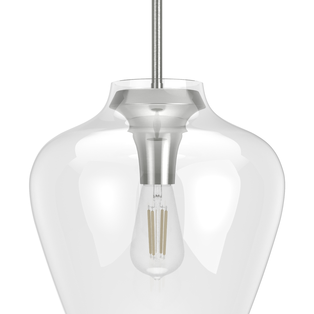 Hunter Vidria 1 Light 12 Inch Pendant