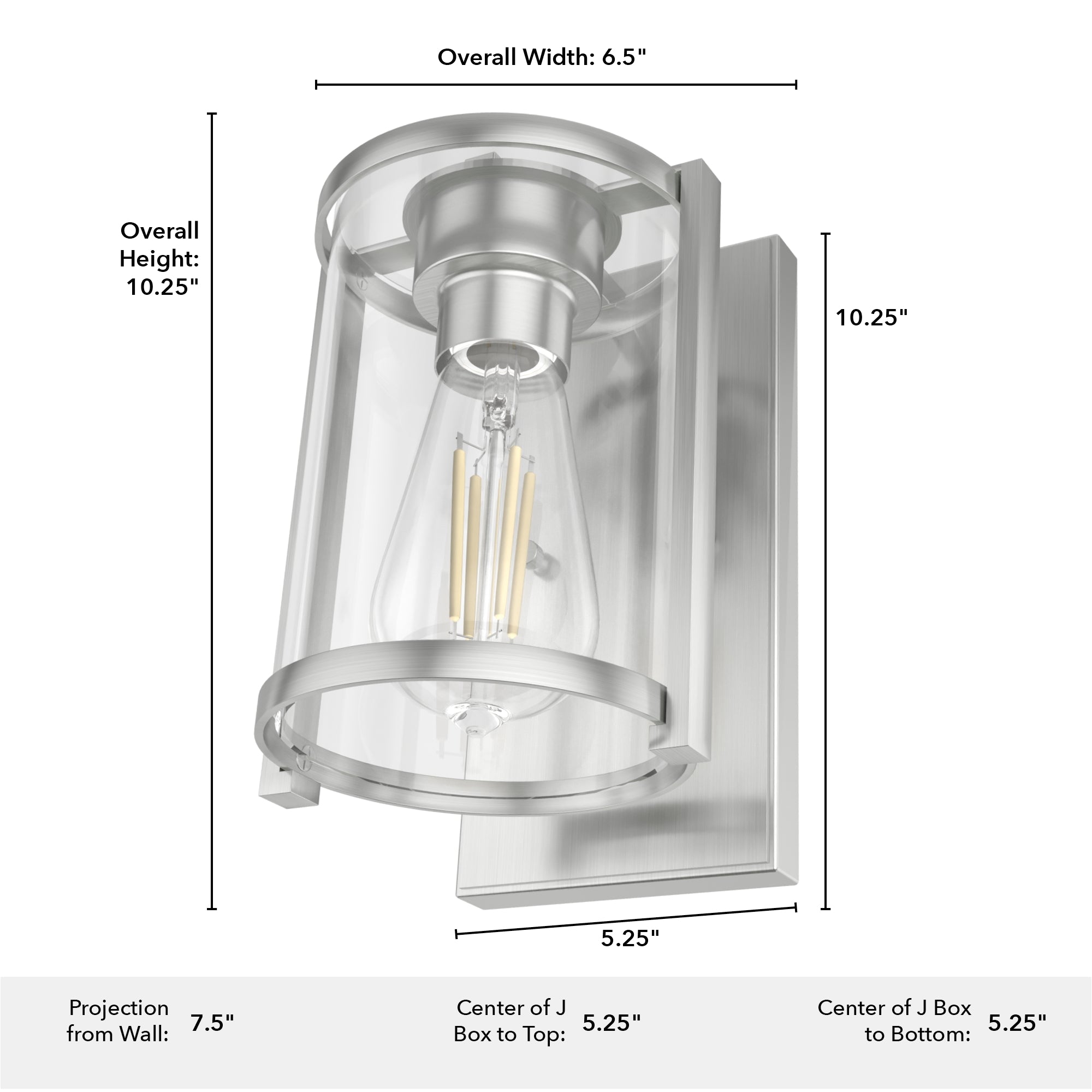 Astwood 1 Light Wall Sconce