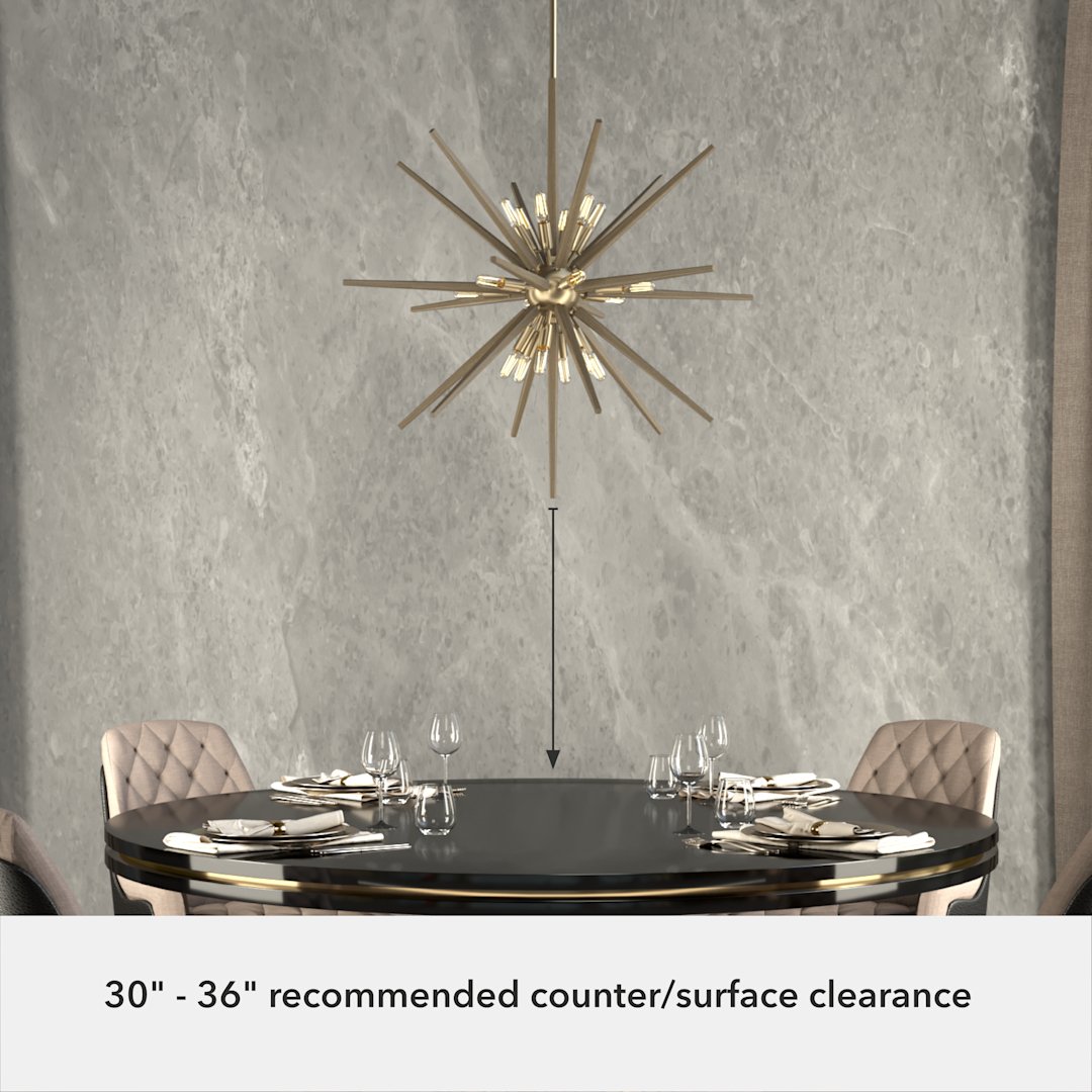 Hunter Jupiter Star Pendant 30 inch