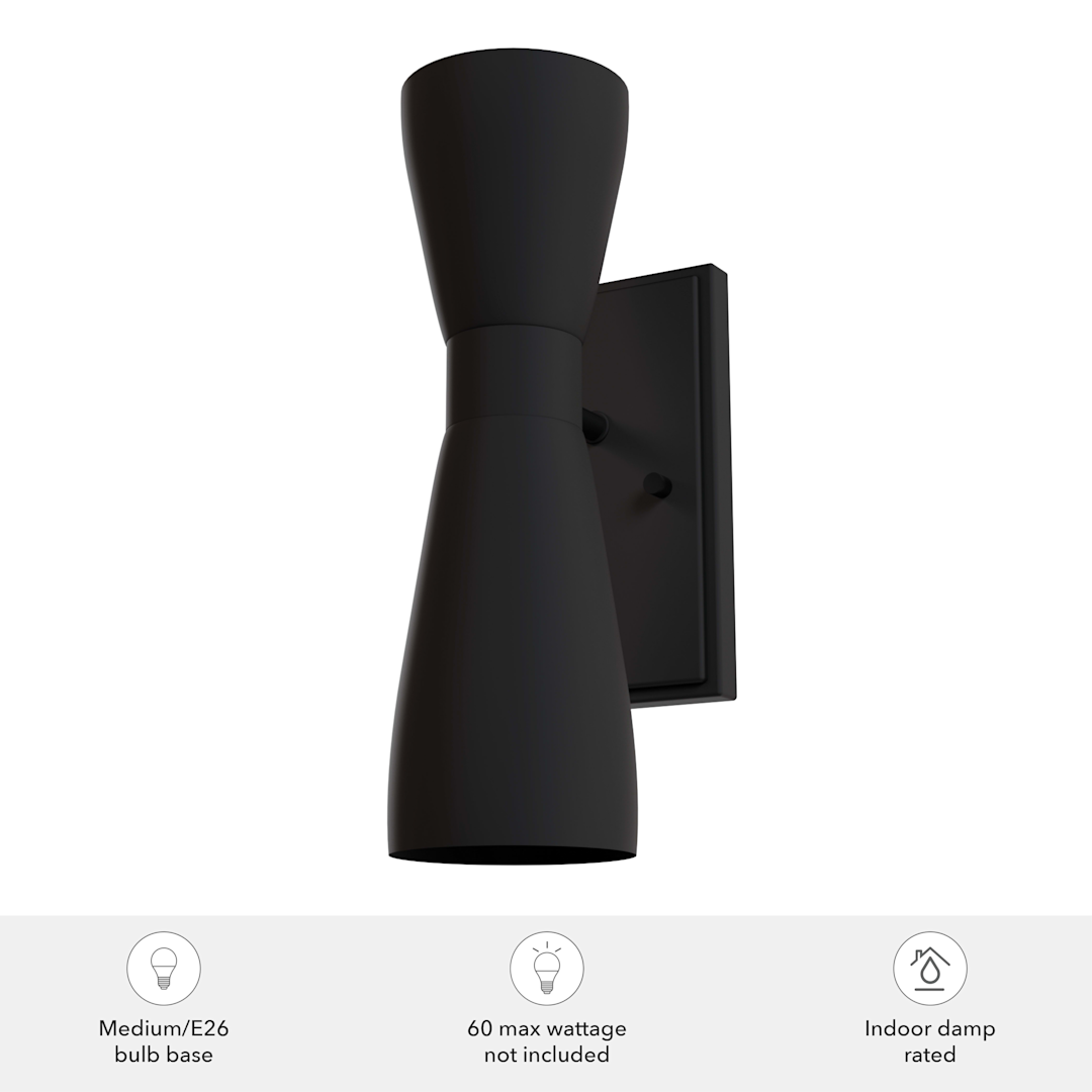 Hunter Zola Up and Down 2 Light Sconce