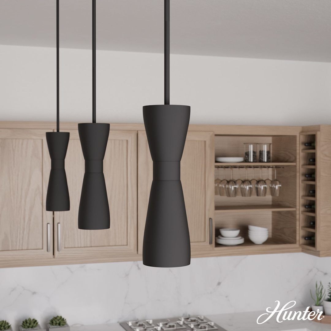 Hunter Zola 1 Light Mini Pendant
