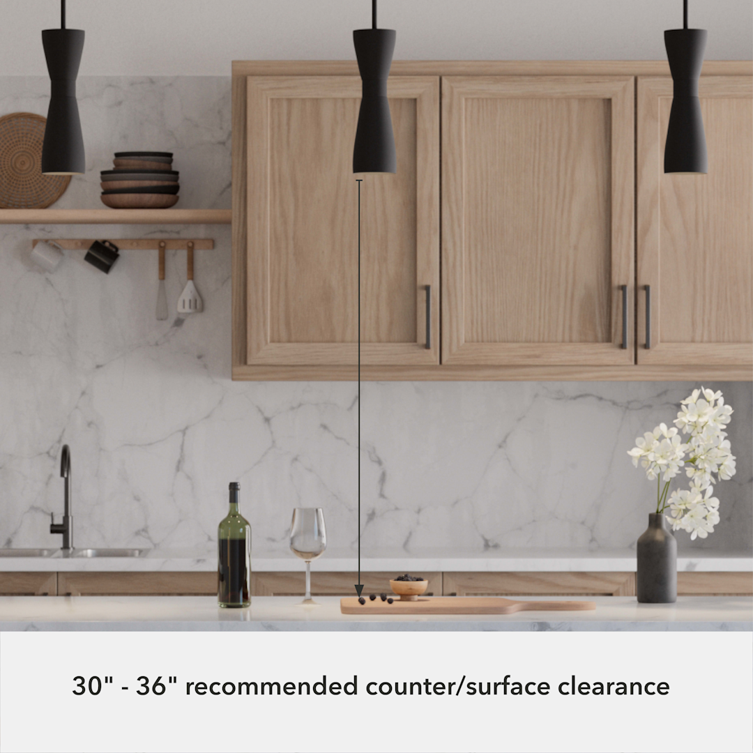 Hunter Zola 1 Light Mini Pendant