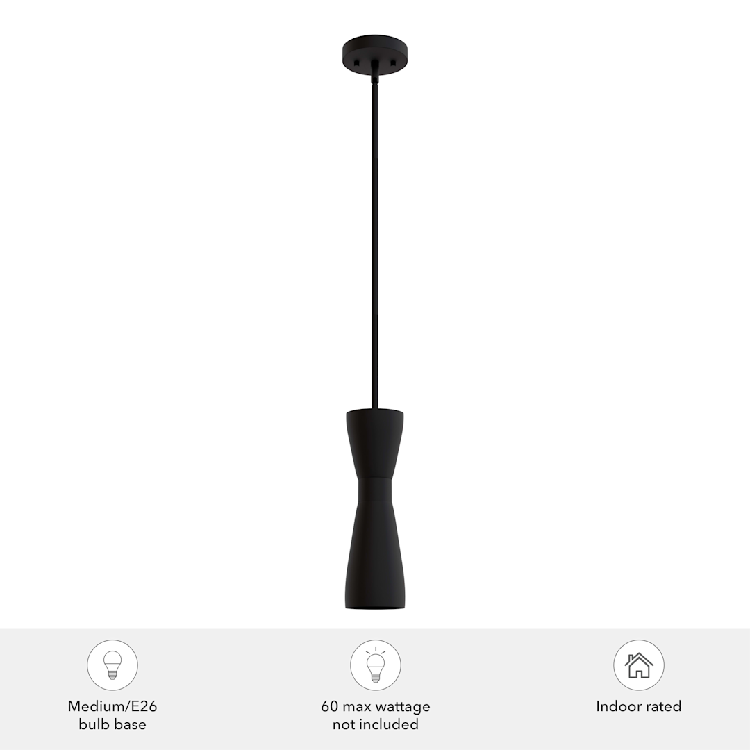 Hunter Zola 1 Light Mini Pendant