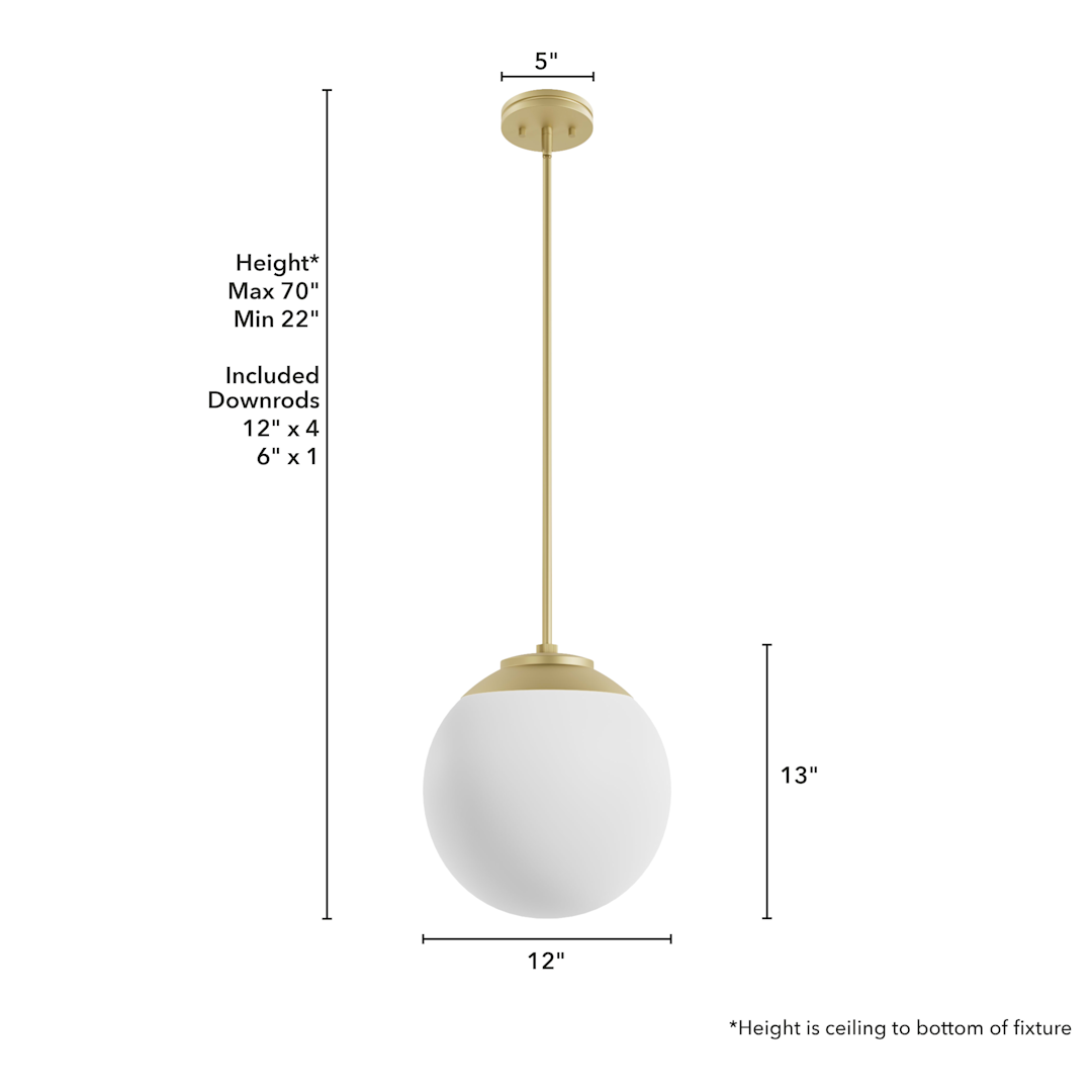 Hunter Hepburn 12 Inch Diameter Pendant