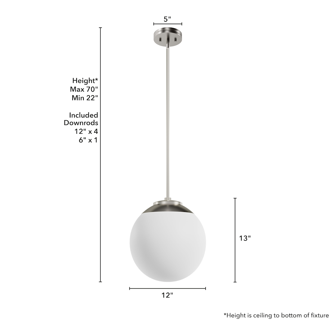 Hunter Hepburn 12 Inch Diameter Pendant