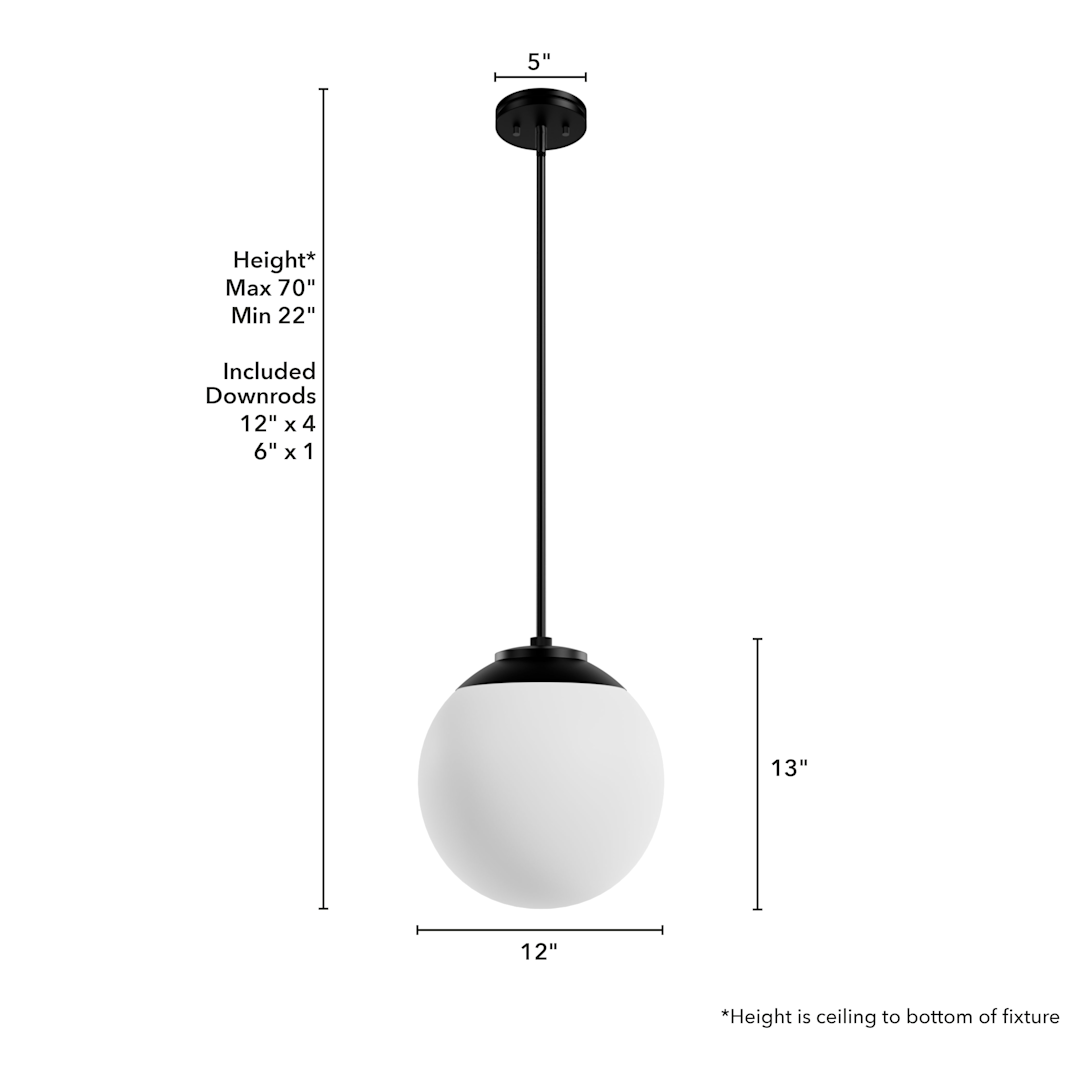 Hunter Hepburn 12 Inch Diameter Pendant