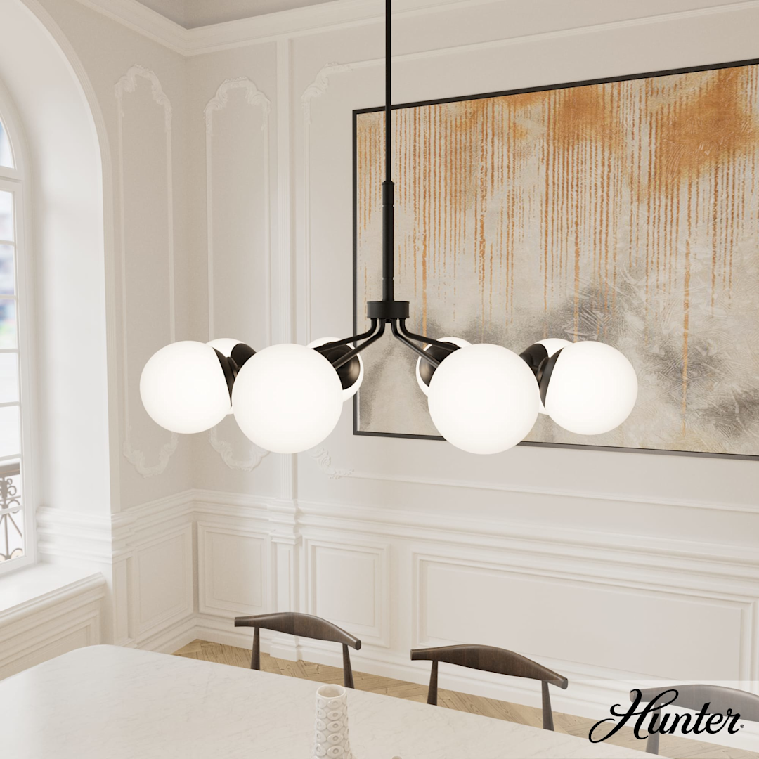 Hunter Hepburn 8 Light Chandelier