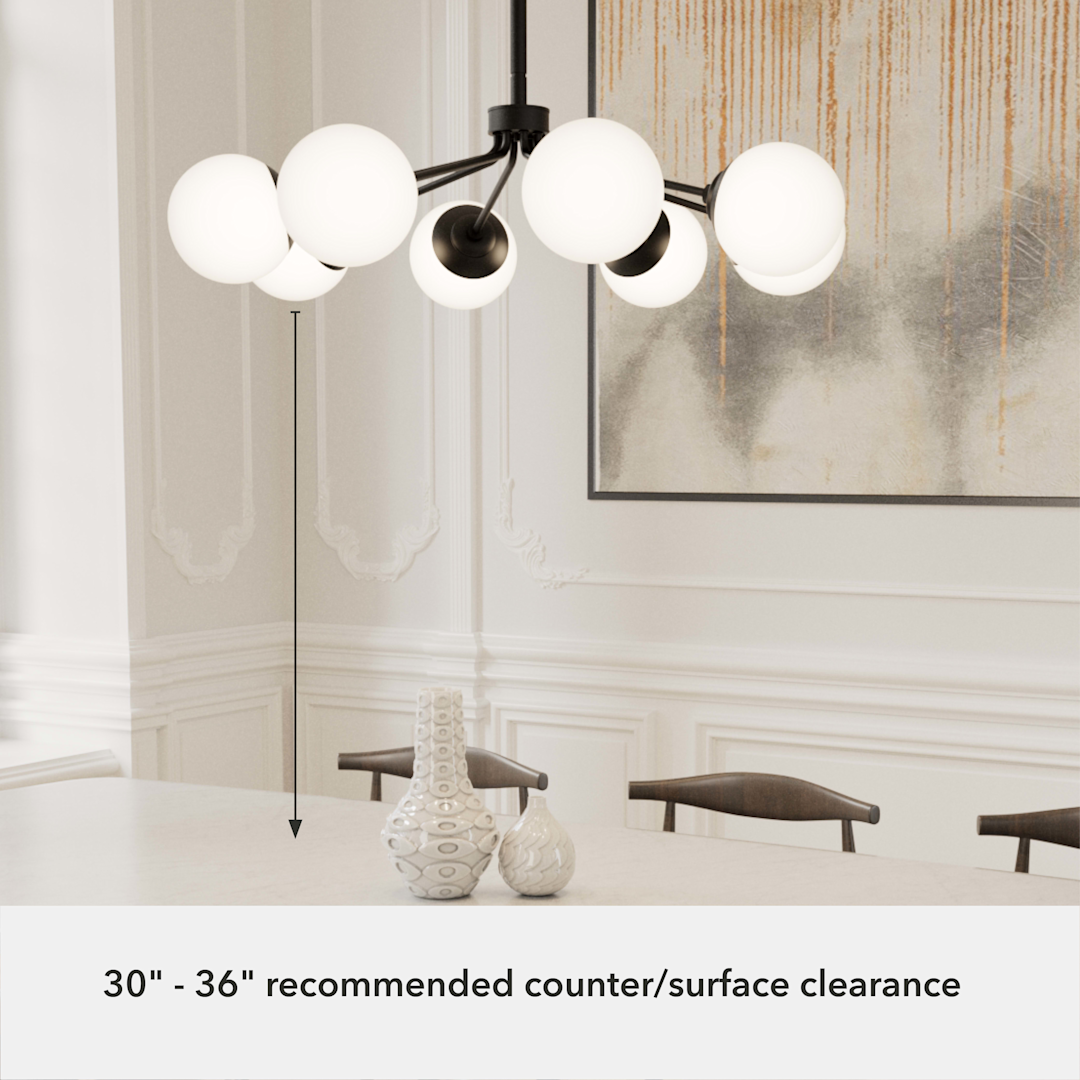 Hunter Hepburn 8 Light Chandelier