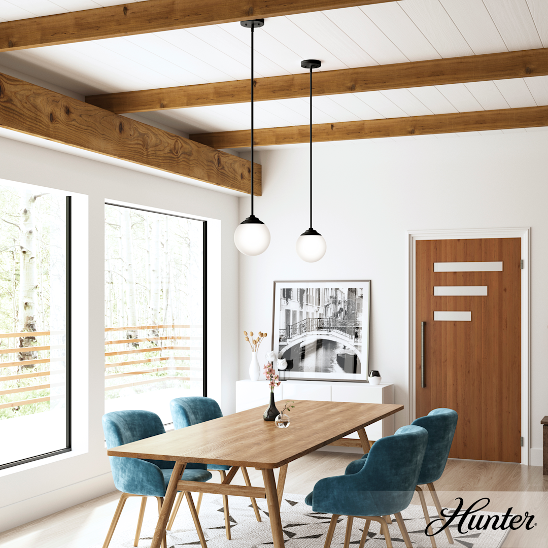 Hunter Hepburn 1 Light Mini Pendant