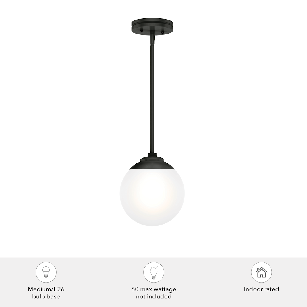 Hunter Hepburn 1 Light Mini Pendant