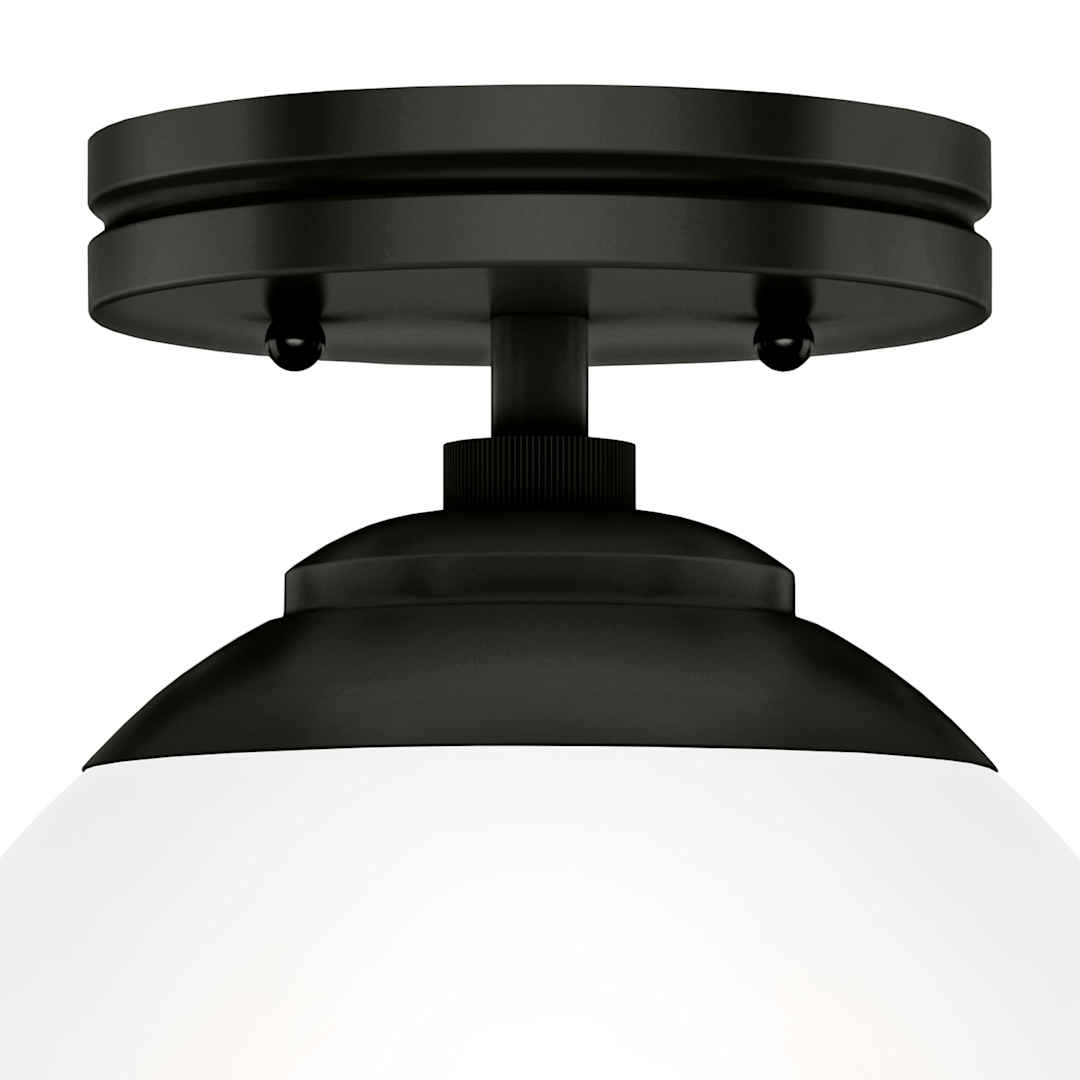 Hunter Hepburn 1 Light Semi-Flush Mount