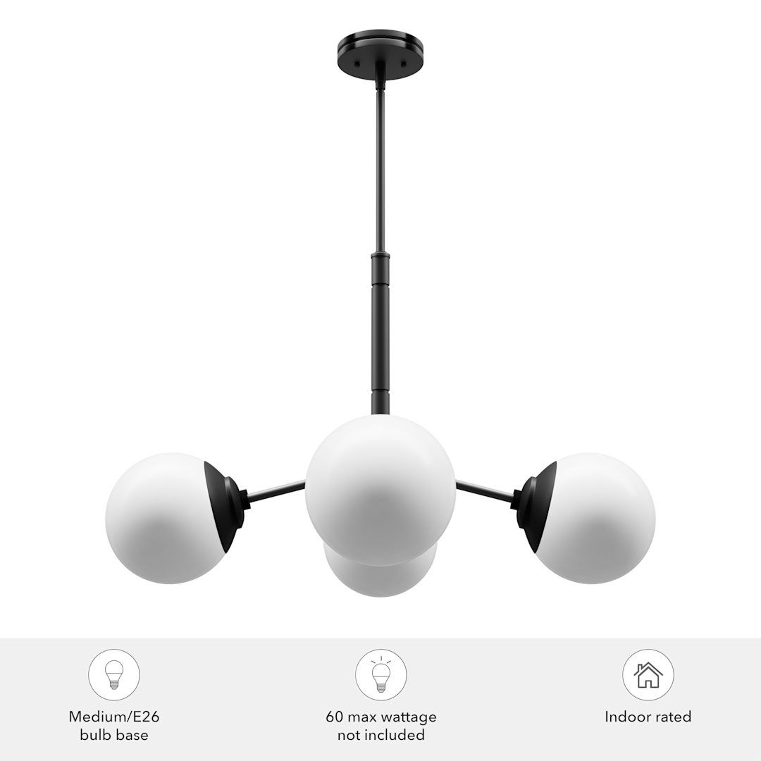 Hunter Hepburn 4 Light Chandelier