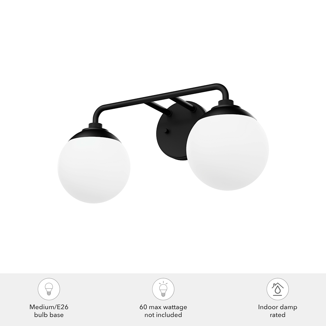 Hunter Hepburn 2 Light Vanity