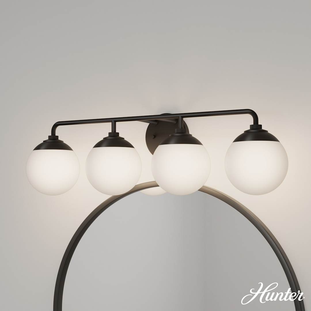 Hunter Hepburn 4 Light Vanity