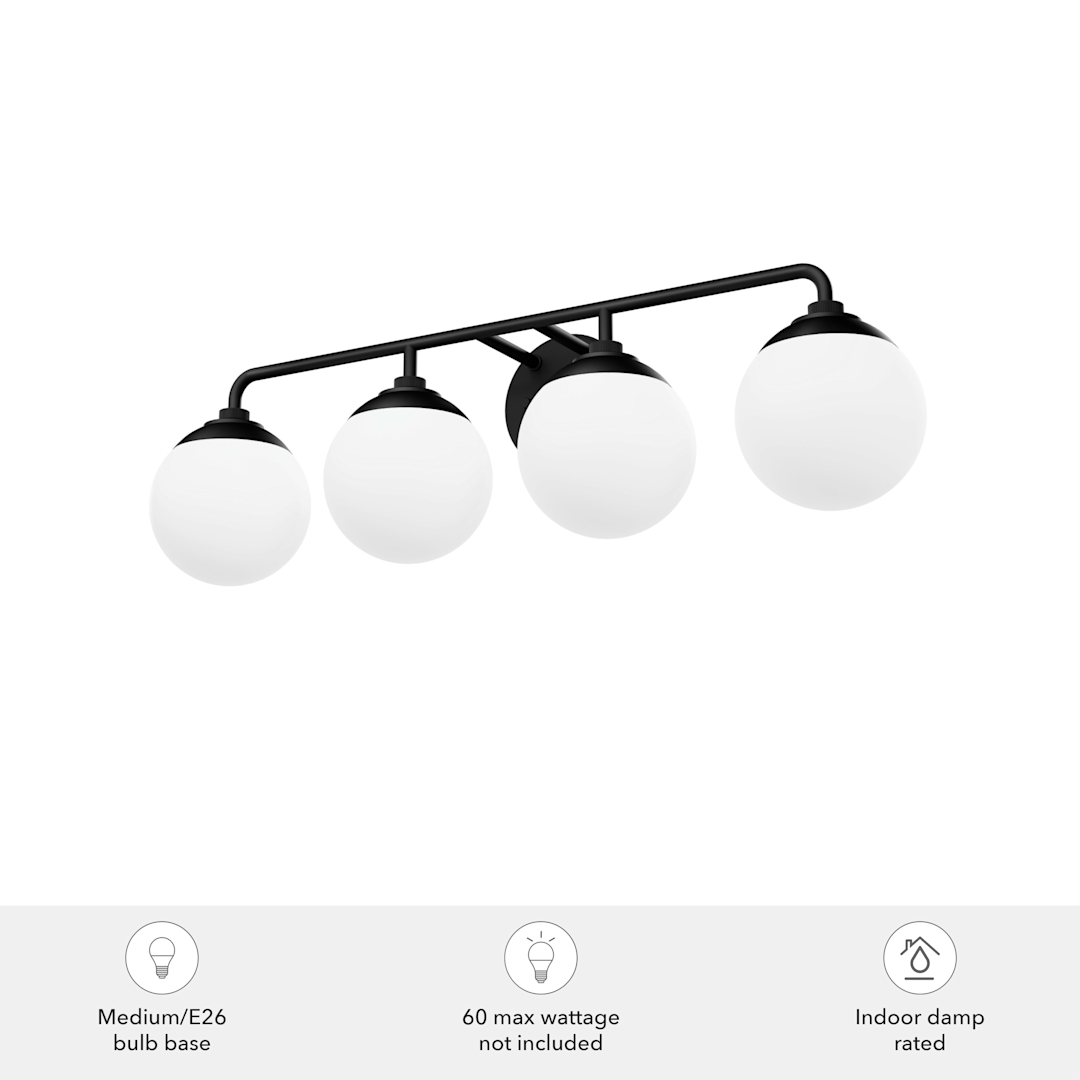 Hunter Hepburn 4 Light Vanity