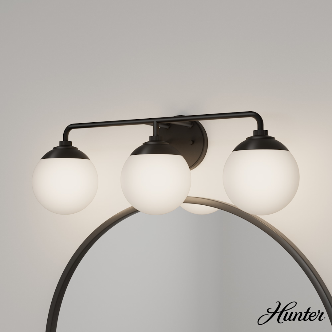Hunter Hepburn 3 Light Vanity