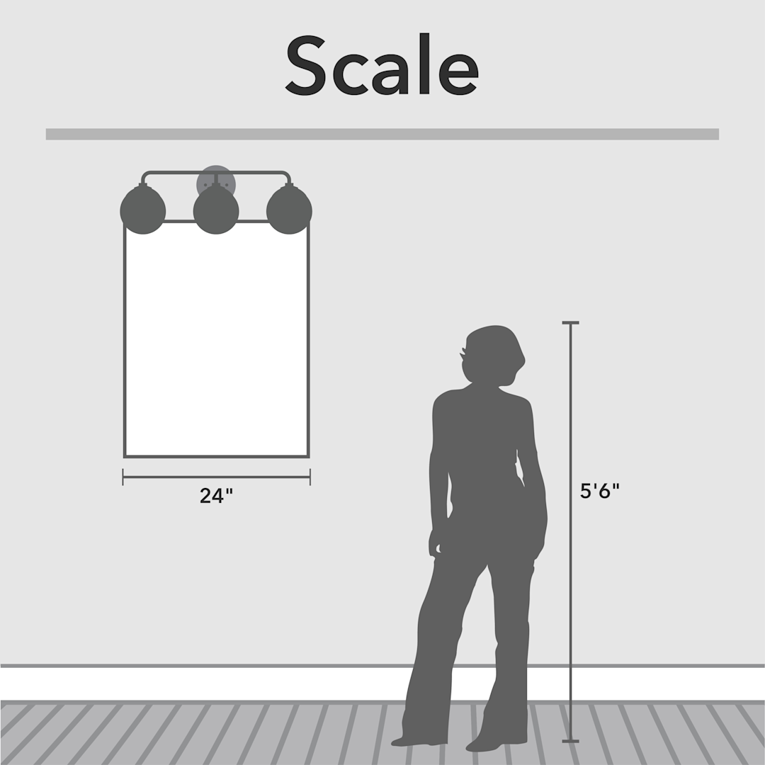 Hunter Hepburn 3 Light Vanity