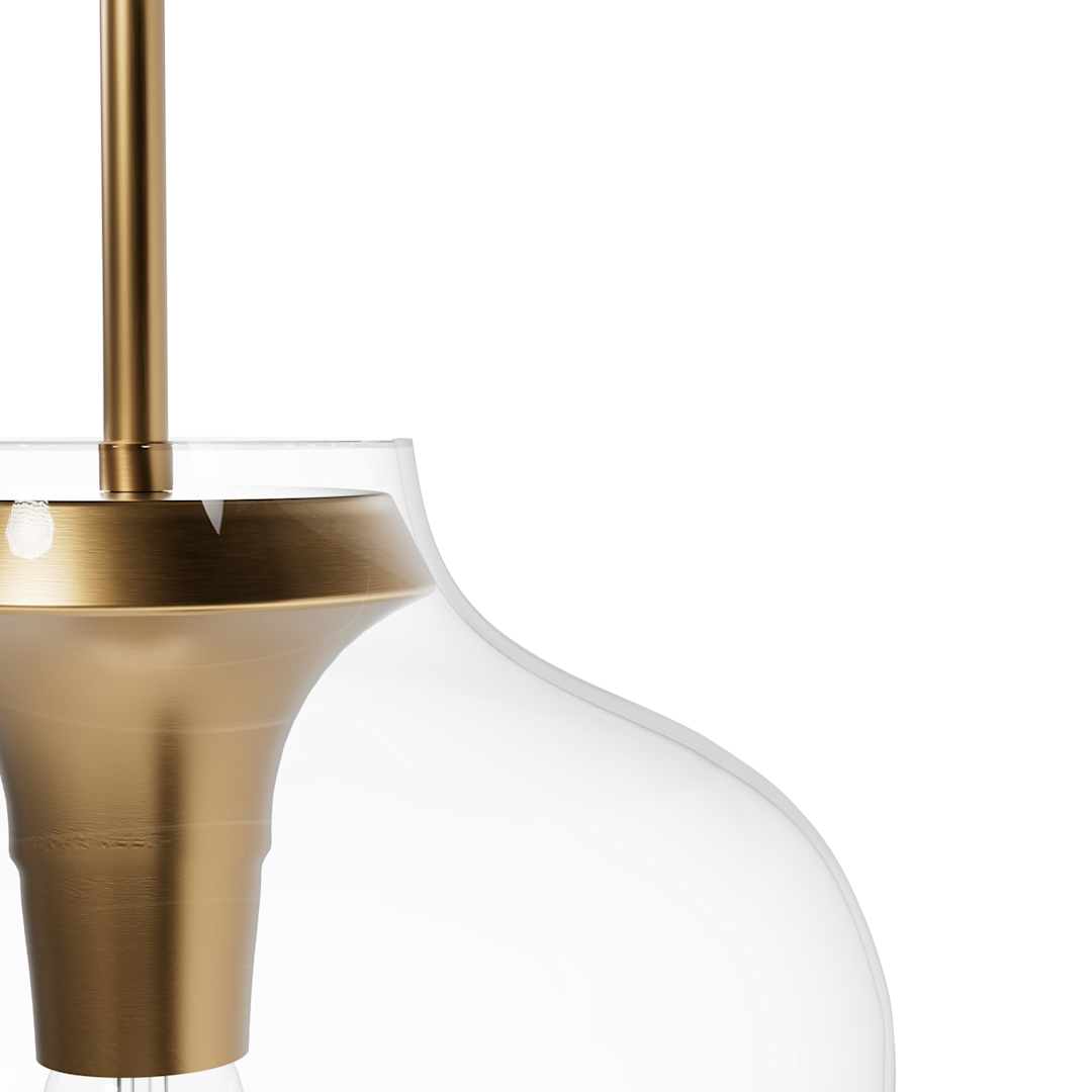 Hunter Vidria 1 Light 12 Inch Pendant