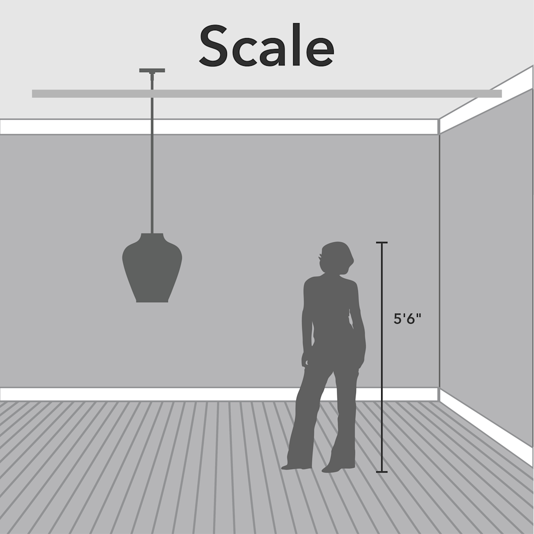 Hunter Vidria 1 Light 12 Inch Pendant