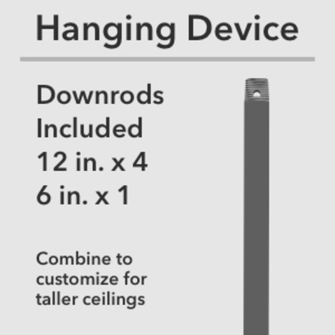 Hunter Vidria 1 Light 12 Inch Pendant