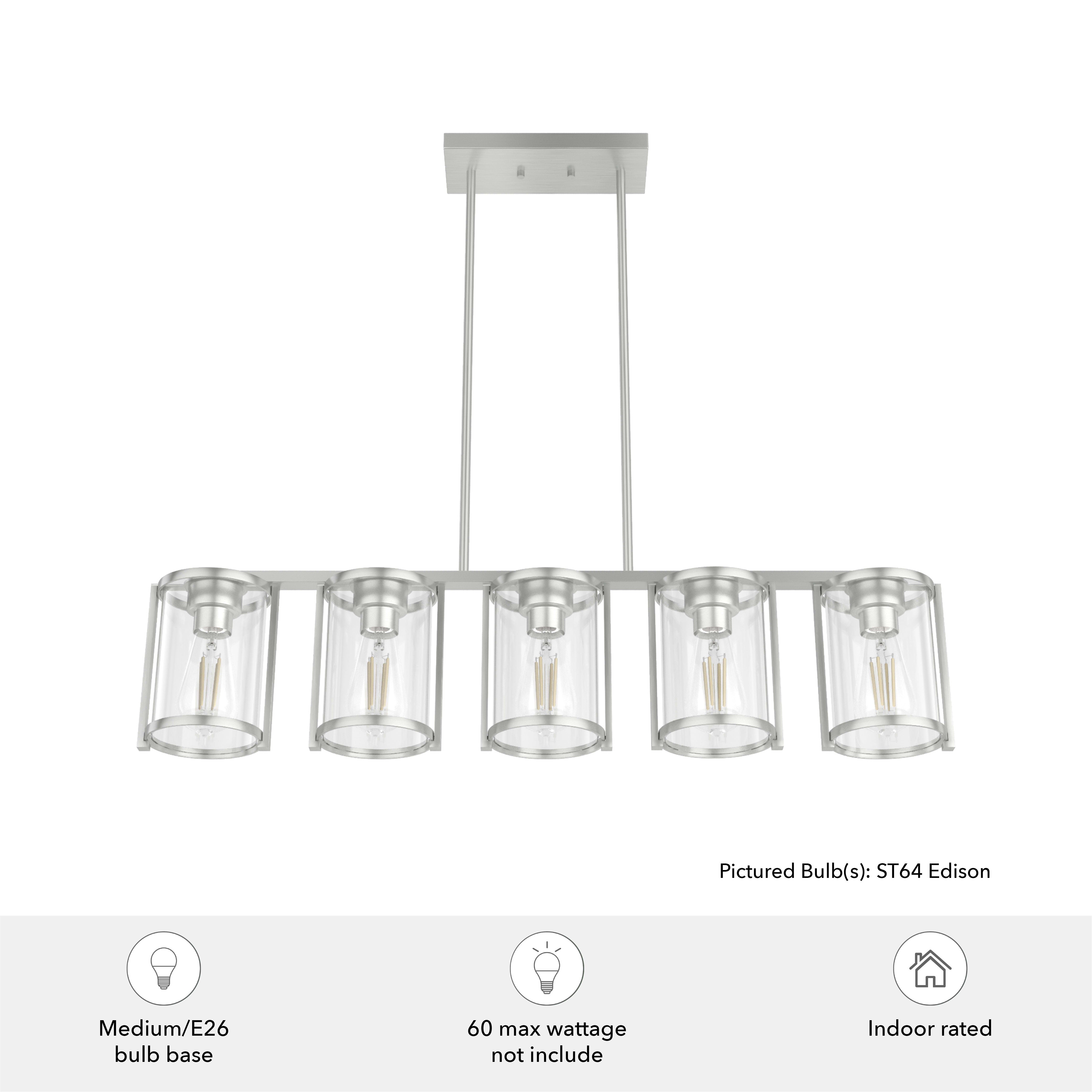 Astwood 5 Light Linear Chandelier