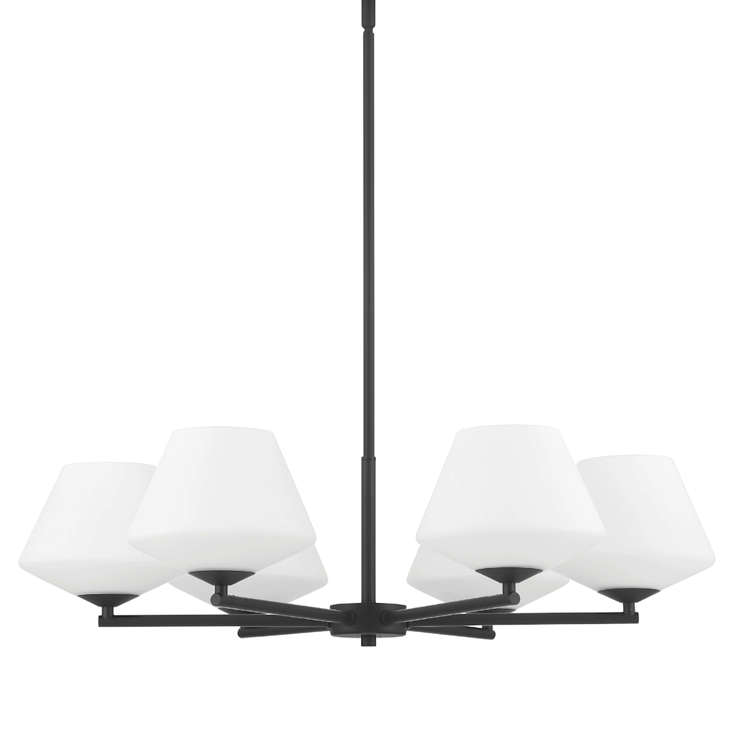 Celestial Valley 6 Light Medium 27 Inch Chandelier