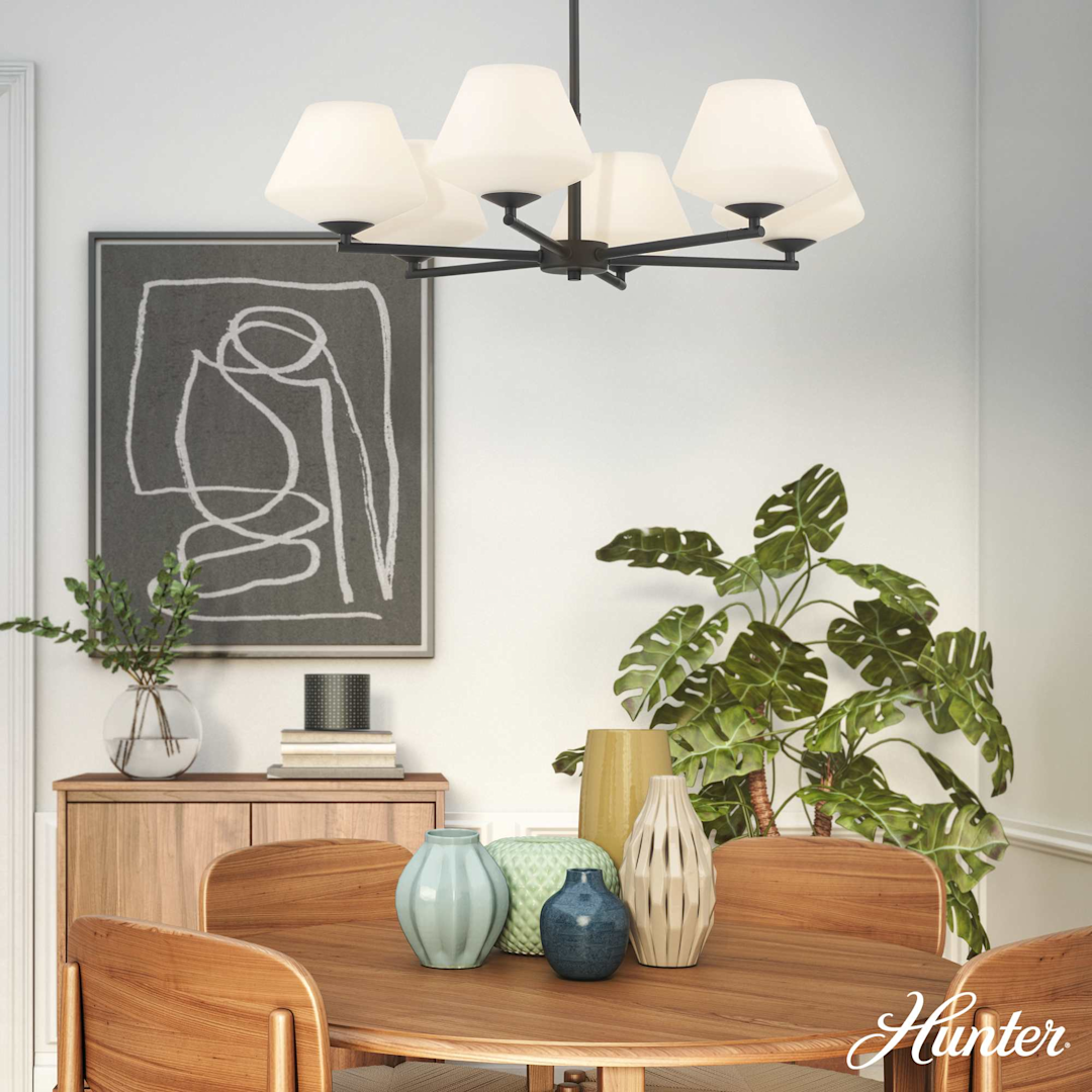 Celestial Valley 6 Light Medium 27 Inch Chandelier